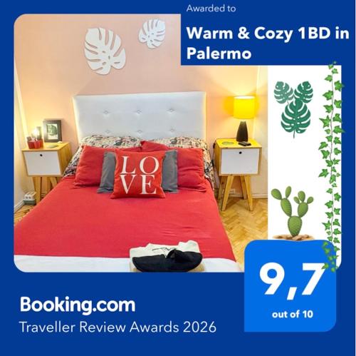 Warm & Cozy 1BD in Palermo