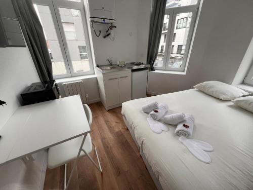 Llit o llits en una habitació de Studio Ametista