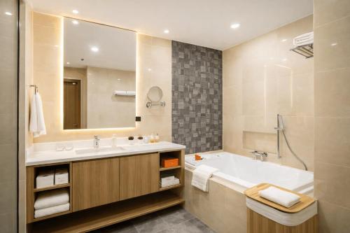 חדר רחצה ב-Levo Hotel