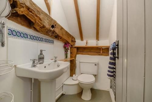 a bathroom with a sink and a toilet at 2 Bed in Rumburgh oc-dgf in Rumburgh