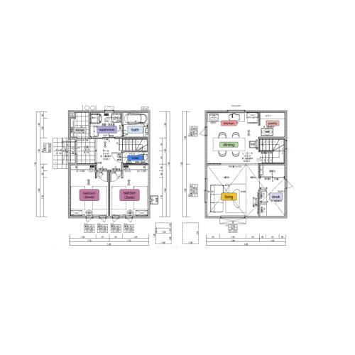 a floor plan of a building at Anbo-ing in Yakushima