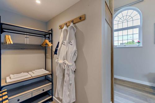 a room with bunk beds and a window at 1 Bed in Kinsham oc-t30051 in Kinsham