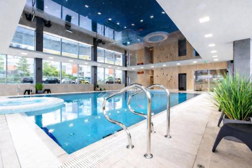 Apartament Golden View Rewal Morska 1 bezpośrednio przy plaży Basen Jacuzzi Sauna Siłownia Bawialnia