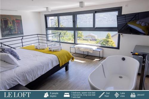 Llit o llits en una habitació de Cote Ouest