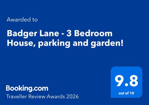 a screenshot of a phone with aeper lane bedroom house parking and garden at Badger Lane - 3 Bedroom House, parking and garden! in Thornaby on Tees