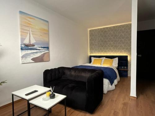 En eller flere senge i et værelse på FK studio