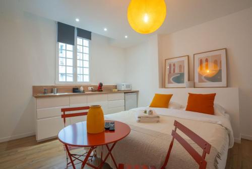 Studio neuf Paris 3eme Metro Etienne Marcel