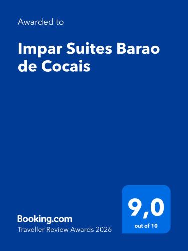 a screenshot of a cell phone with theimprar suites barbara dc casas at Impar Suites Barao de Cocais in Barão de Cocais