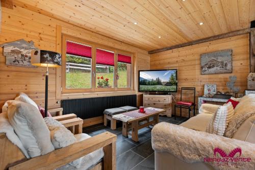 Chalet cosy Le Bouquetin jacuzzi et sauna idéal familles & couples vue imprenable
