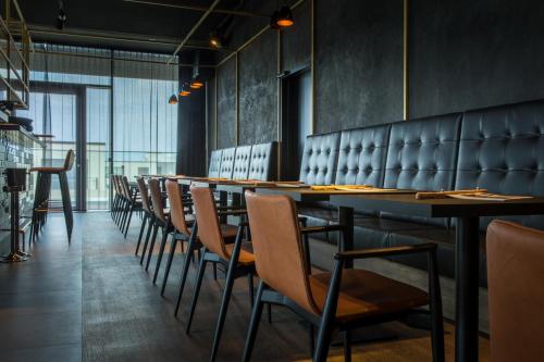 Restaurant ou autre lieu de restauration dans l'établissement Radisson Blu Hotel, Mannheim