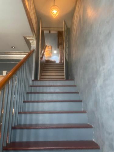 a flight of stairs in a building at NOLA Condos in New Orleans
