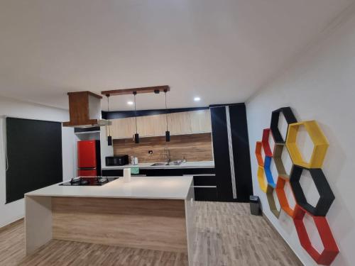 Cuina o zona de cuina de Vineyard Apartment