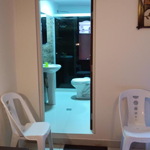 ห้องน้ำของ Acogedor, Comodo y Tranquilo 3