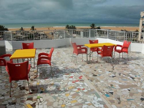 Vue générale sur la mer ou vue sur la mer prise depuis l'appartement