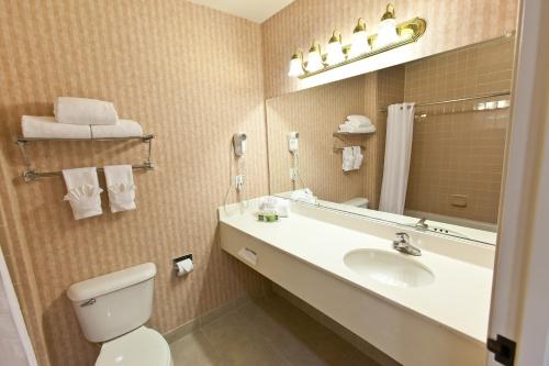 Bathroom sa Landmark Inn Fort Irwin