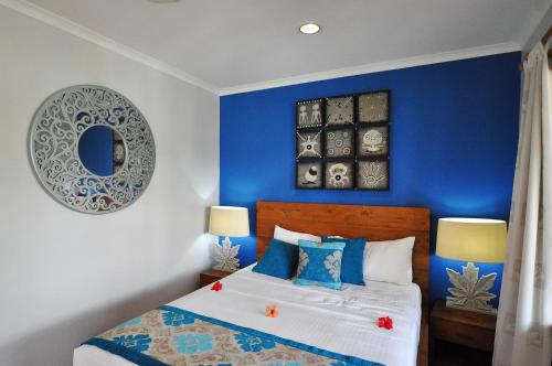 Cama o camas de una habitación en Villas de Mer