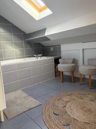 Grand Duplex spacieux en maison de ville