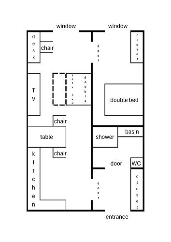 barrier-free air-conditioned two rooms center
