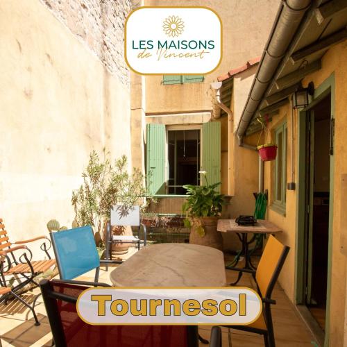 Tournesol - Terrasse à deux pas des Arènes