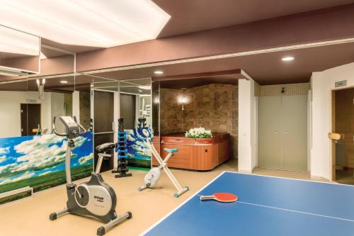 Fitnesscenter och/eller fitnessfaciliteter på Ramada by Wyndham Ankara