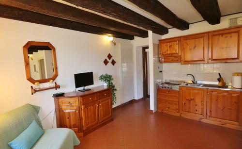 Η κουζίνα ή μικρή κουζίνα στο Casa Cannobio
