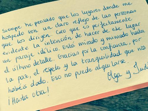 a letter from a woman complaining about her divorce at La Careza De Mijas - Adults Only in Mijas