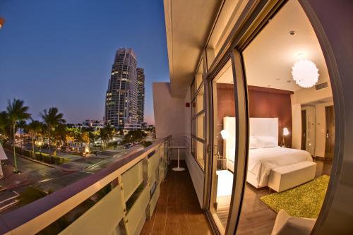 Postel nebo postele na pokoji v ubytování Prime Hotel Miami