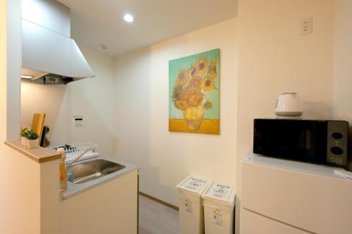 New OPEN!難波まで電車で5分!花園町駅徒歩1分!ホテルリネン使用 401