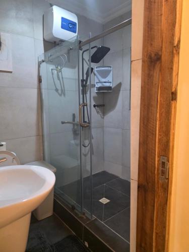 Ванна кімната в Esthelixapartment