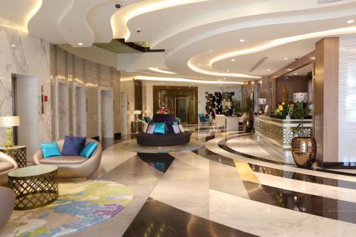 Zona de estar de Samaya Hotel Deira