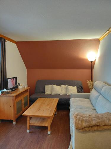 Appartement cosy 6 personnes à Super Besse - balcon avec vue sur le Puy du Chambourguet - piscine intérieure - Wifi - parking et casier à ski