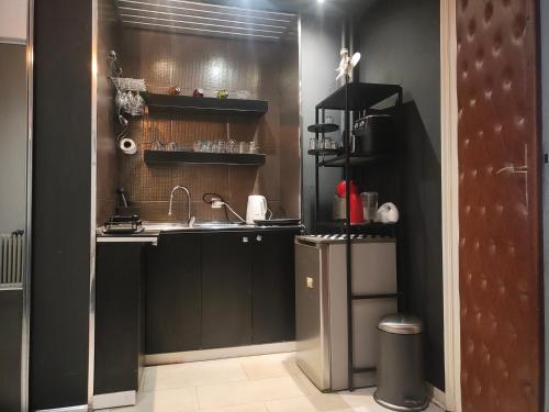 Køkken eller tekøkken på Princ Apartment