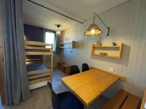 Studio 26m² skis aux pieds, 4 pers, Plagne Villages