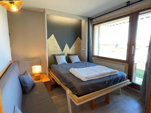 Studio 26m² skis aux pieds, 4 pers, Plagne Villages