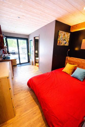 Studio indépendant avec terrasse privée, entrée autonome