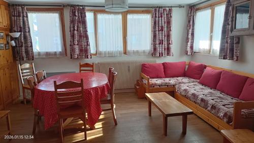 Svetainės erdvė apgyvendinimo įstaigoje Ambiance Chalet