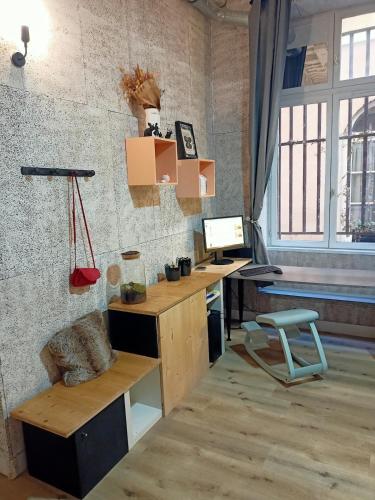 Appartement d'architecte à vivre, en plein centre