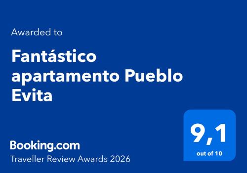 Fantástico apartamento Urbanización Pueblo Evita