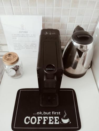 a coffee maker sitting on top of a counter at Primo Piano in Enna