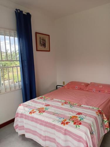 Postel nebo postele na pokoji v ubytování Jagtlust