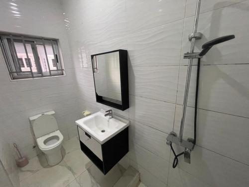 Phòng tắm tại Ernest's Haven