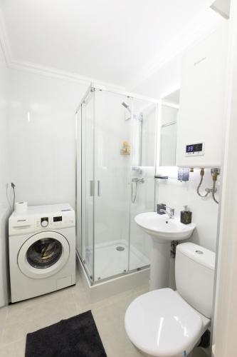 Koupelna v ubytování Home Studio