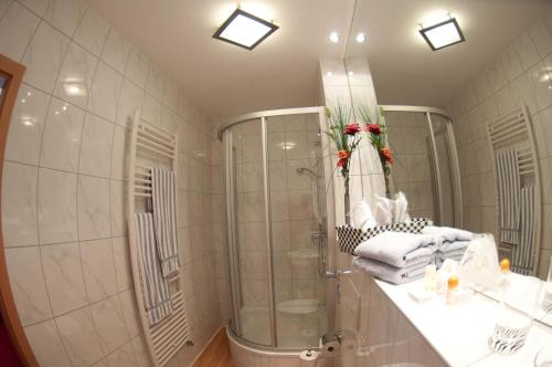 Bilik mandi di Haus Siegfried Appartements