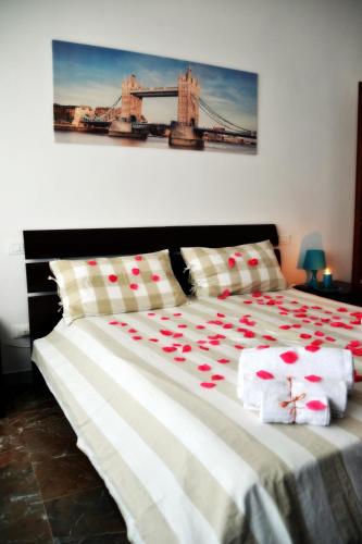 Postel nebo postele na pokoji v ubytování B&B Di Leo