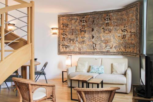 Cozy duplex in the heart of the Marais Paris 3rd