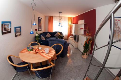 Ruang duduk di Haus Siegfried Appartements