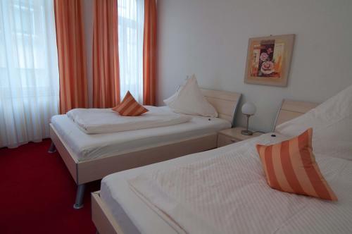 Katil atau katil-katil dalam bilik di Haus Siegfried Appartements