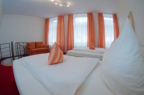Katil atau katil-katil dalam bilik di Haus Siegfried Appartements