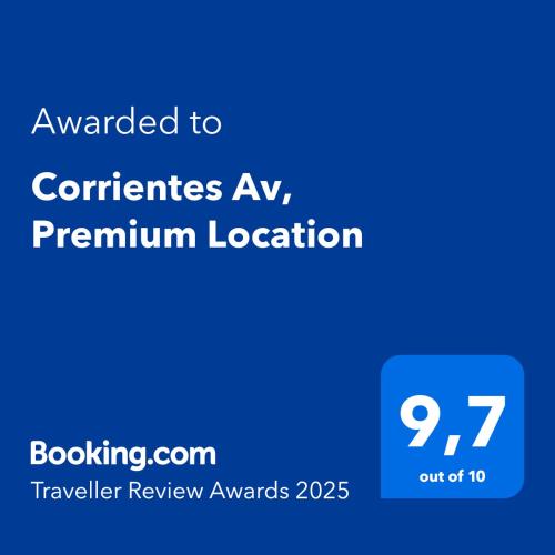 Certificat, premi, rètol o un altre document de Corrientes Av, Premium Location