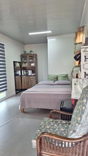Llit o llits en una habitació de AsunEus Farm